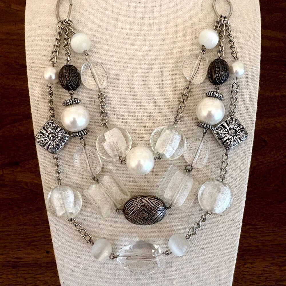 Ruby Rd. | Beaded layer Necklace| 22” Adjustable